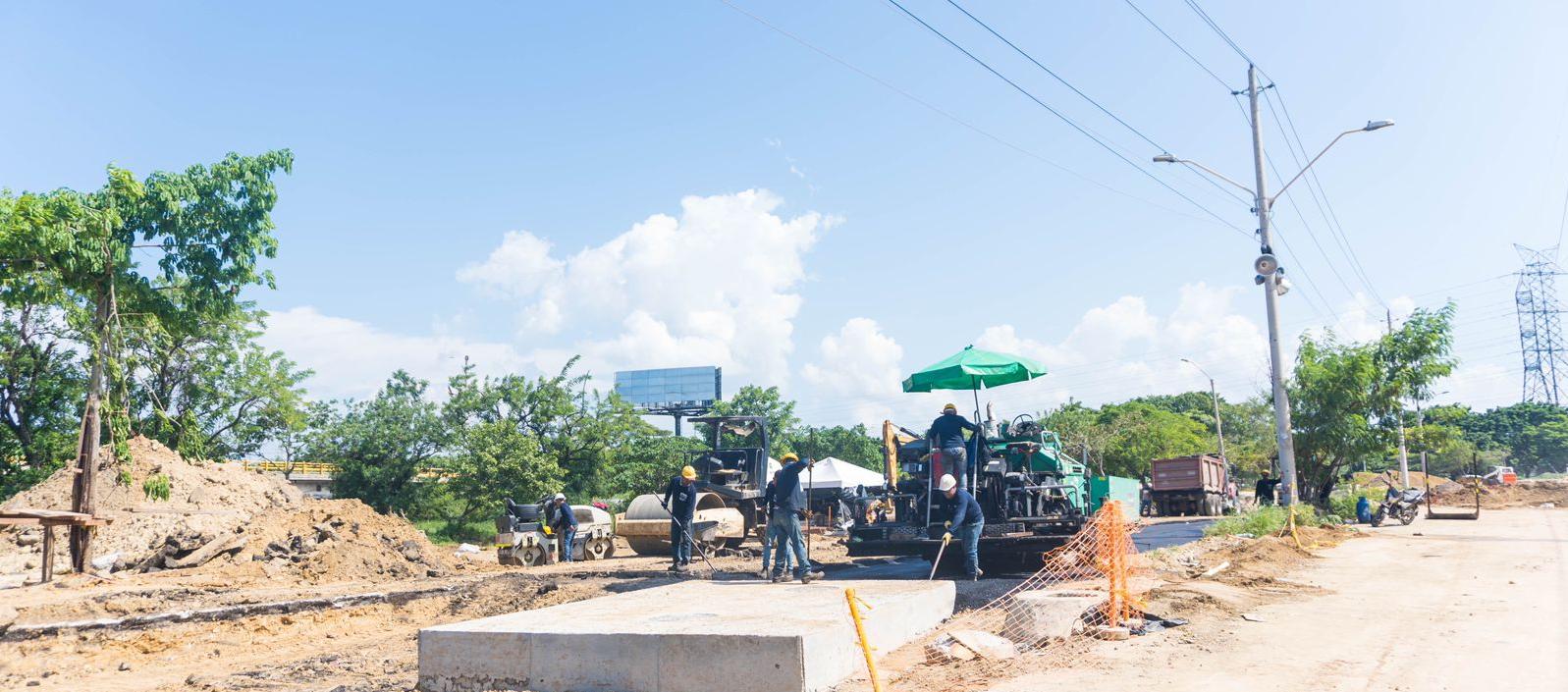 Obras complementarias sobre la calle 30. 