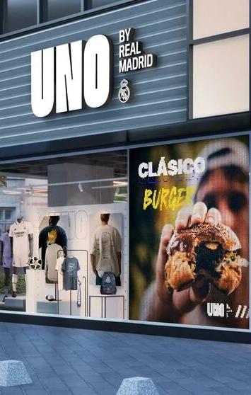 Restaurante 'UNO by Real Madrid' en México.
