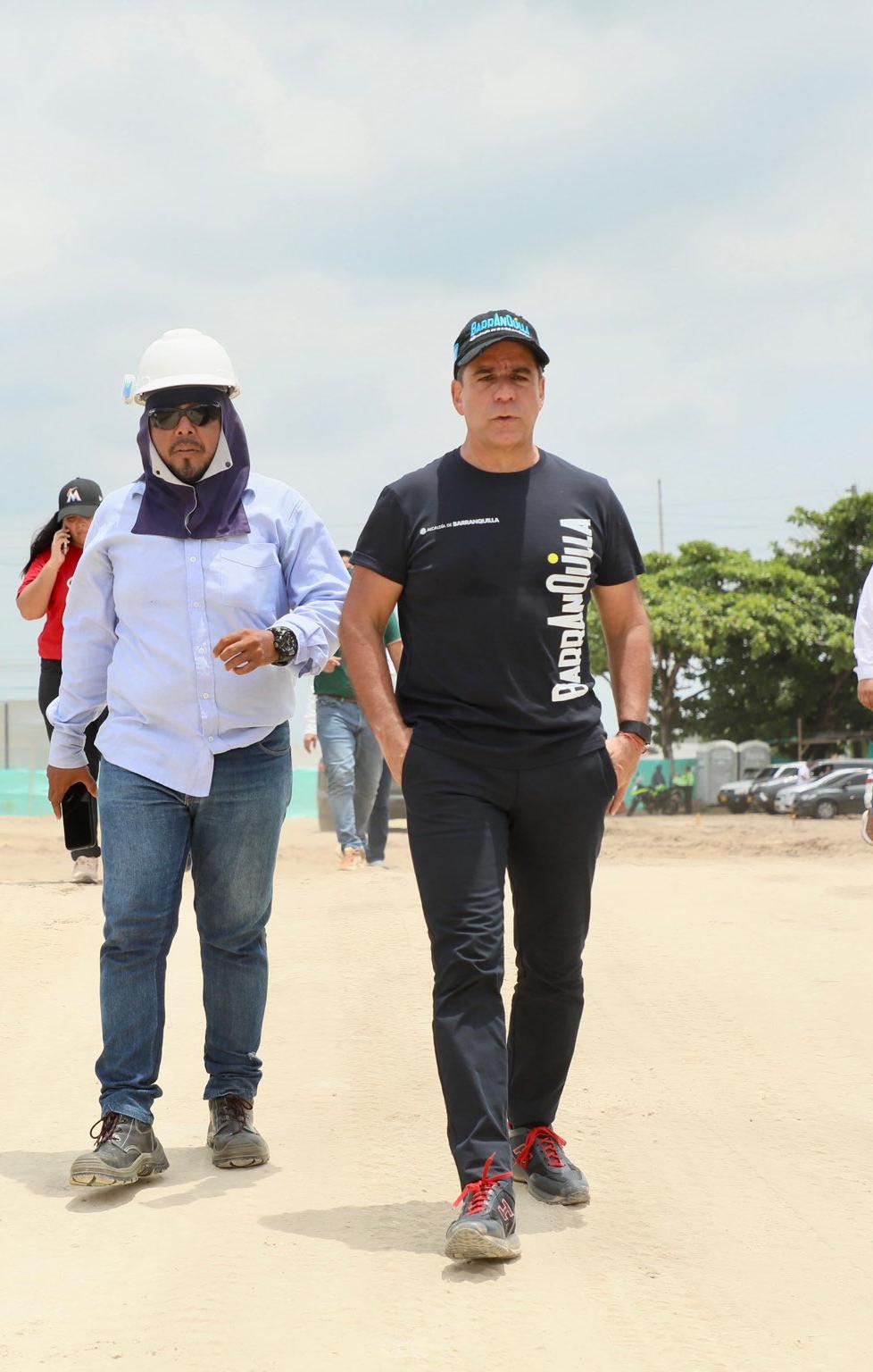 Alcalde Alejandro Char inspeccionó las obras.