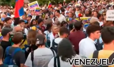 Jornada mundial de protestas de venezolanos contra el régimen de Maduro