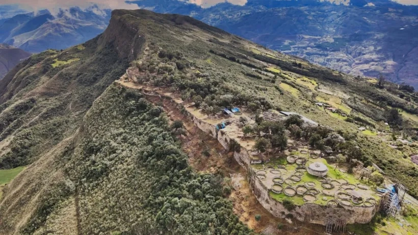 Ciudadela preincaica de Kuélap, ubicada en la región peruana Amazonas.