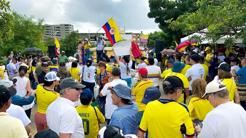 Plantón en Barranquilla