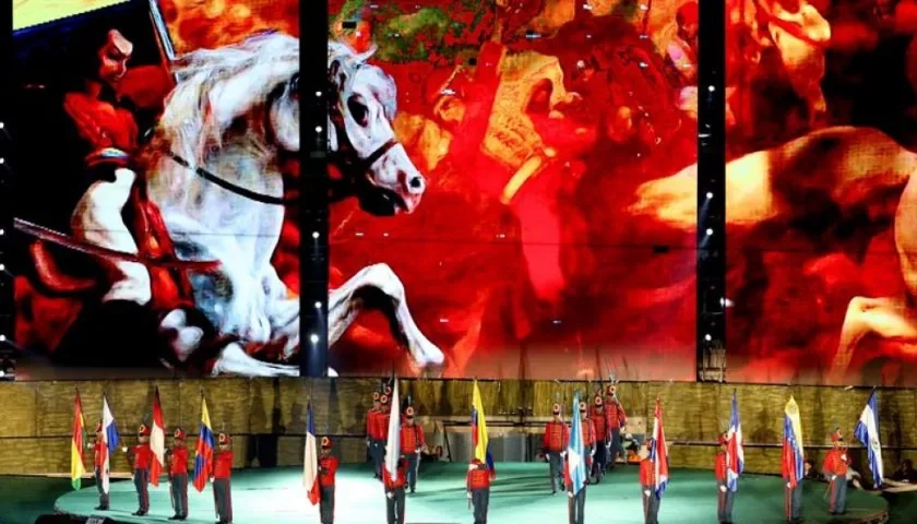 Imágenes de la inauguración de los Juegos Bolivarianos.