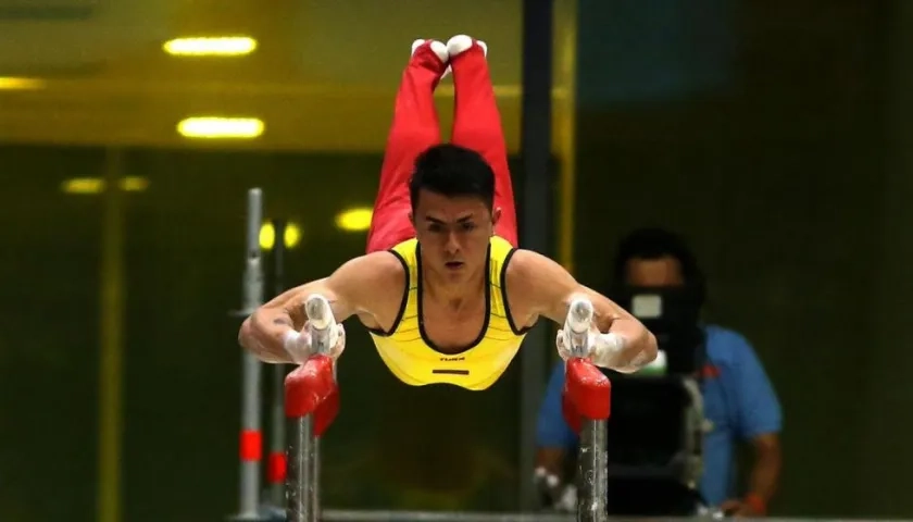 Jossimar Calvo, gimnasta colombiano.