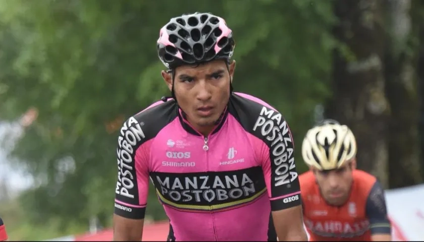 Hernando Bohorquez, ciclista colombiano. 