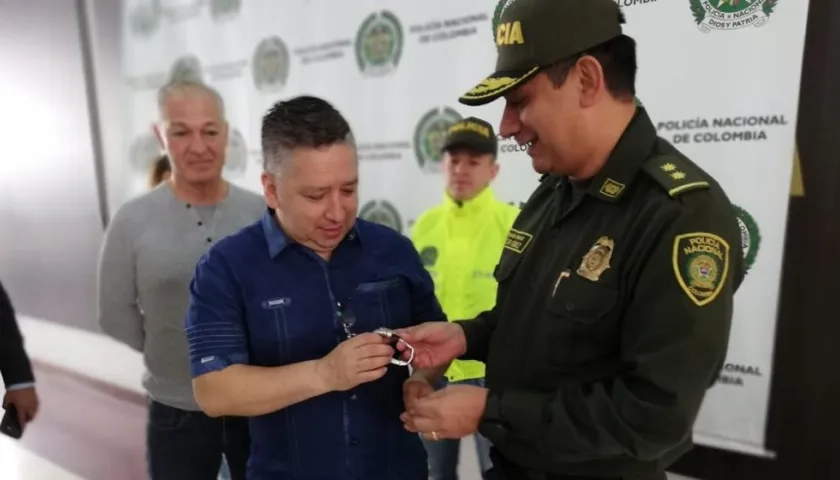 Herbin Hoyos agradeció a la Policía.