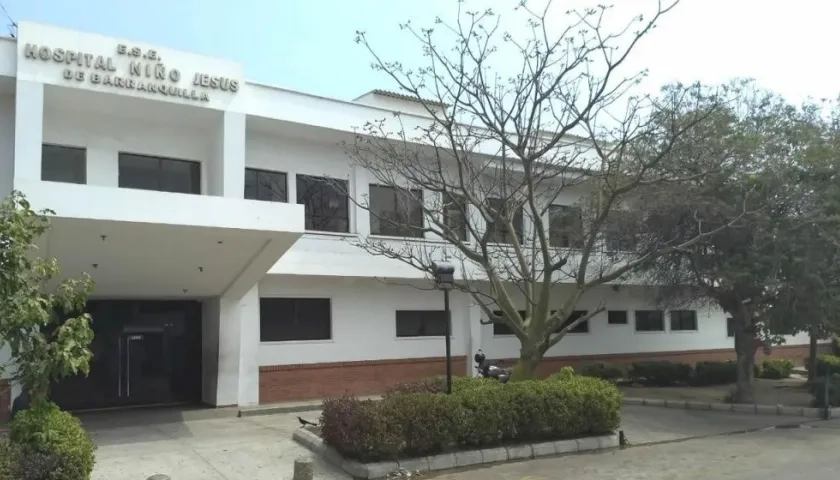 Fachada del Hospital Niño Jesús de Barranquilla.