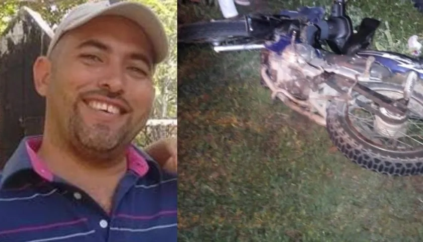 Alfredo Mercado Díaz, motociclista fallecido en accidente.