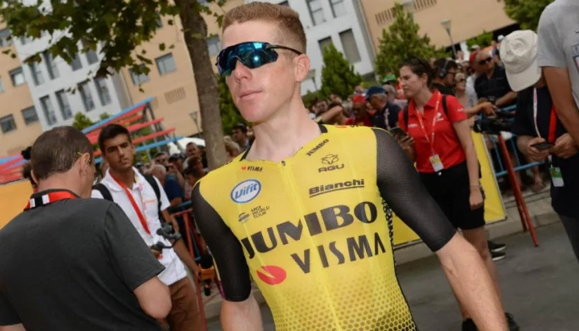 Steven Kruijswijk, ciclista holandés. 