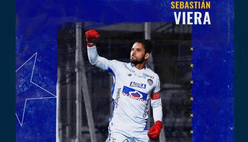 Sebastián Viera, figura de la semana en la Copa Sudamericana.