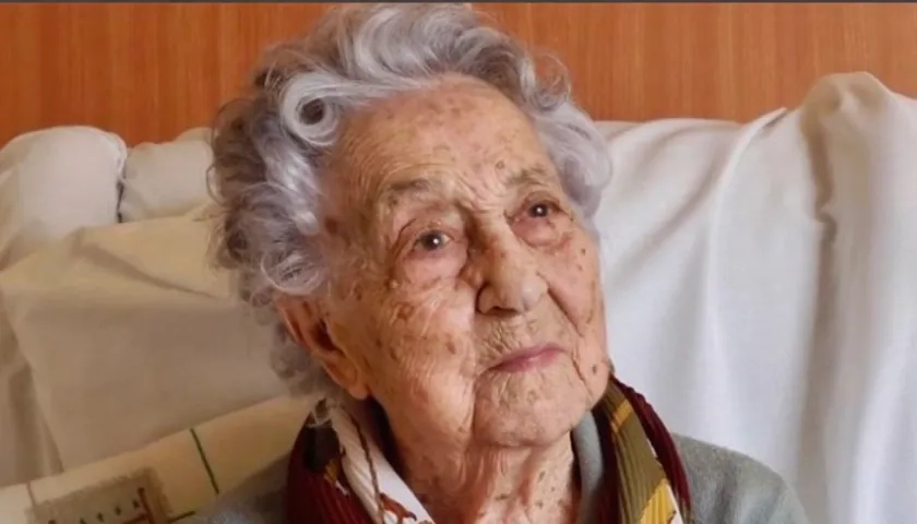 María Branyas que tiene 113 años superó el Covid-19.