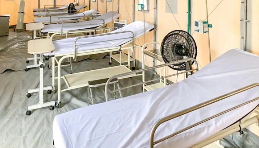 Las nuevas camas hospitalarias.