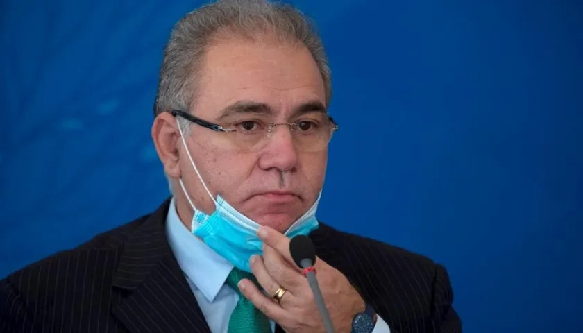 El ministro de Salud de Brasil, Marcelo Queiroga, en una fotografía de archivo. 