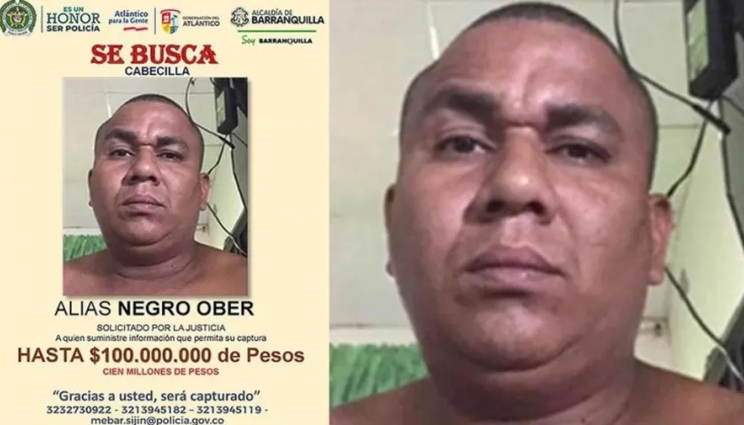 Ober Ricardo Martínez Figueroa, alias ‘El Negro Ober’.
