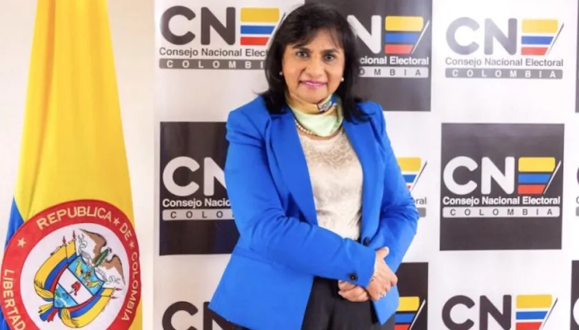 Doris Ruth Méndez Cubillos, presidenta del CNE.