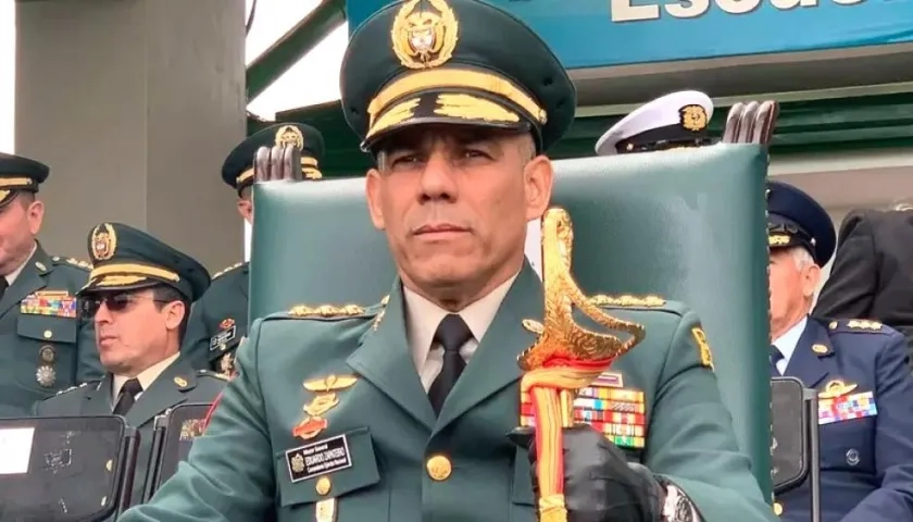 General Eduardo Zapateiro, Comandante del Ejército Nacional.