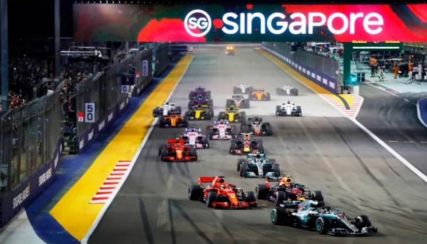 Gran Premio de Singapur de F1.