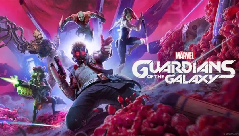 Videojuego "Marvel's Guardians of the Galaxy".
