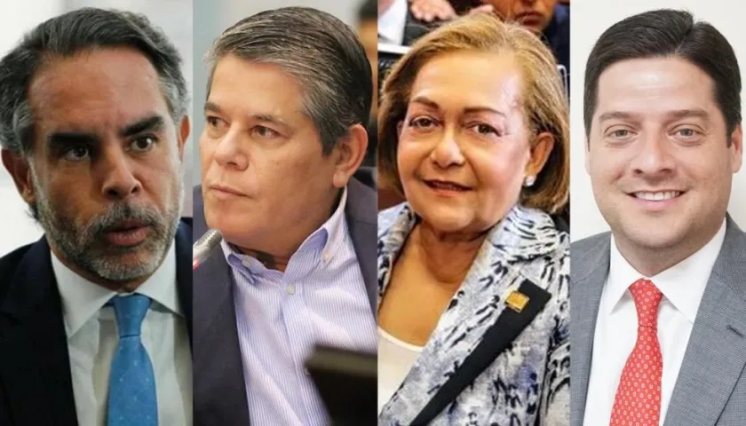 Benedetti,  Zabaraín, Galvis y Gómez.
