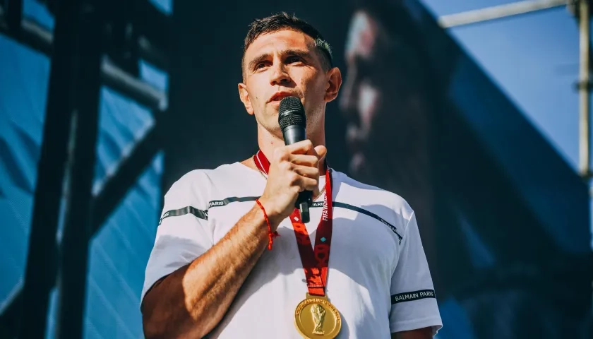 Emiliano 'Dibu' Martínez, portero de la selección argentina 