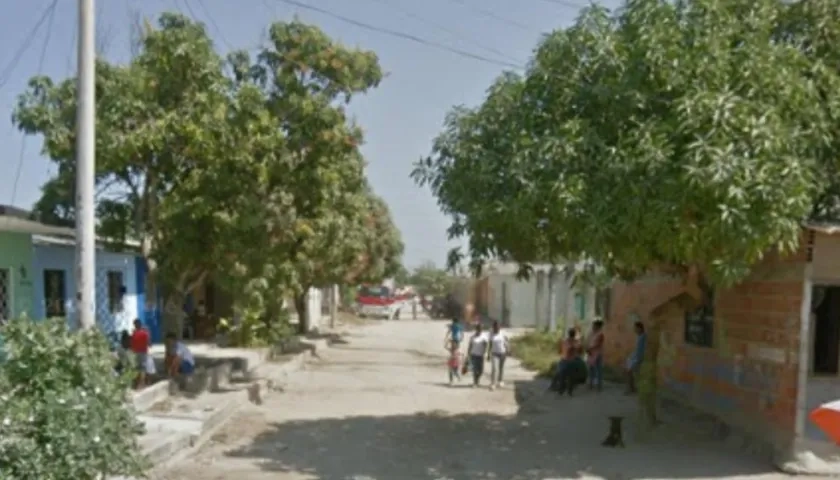 Aspecto de una calle del barrio Villa Selene, en Soledad. 
