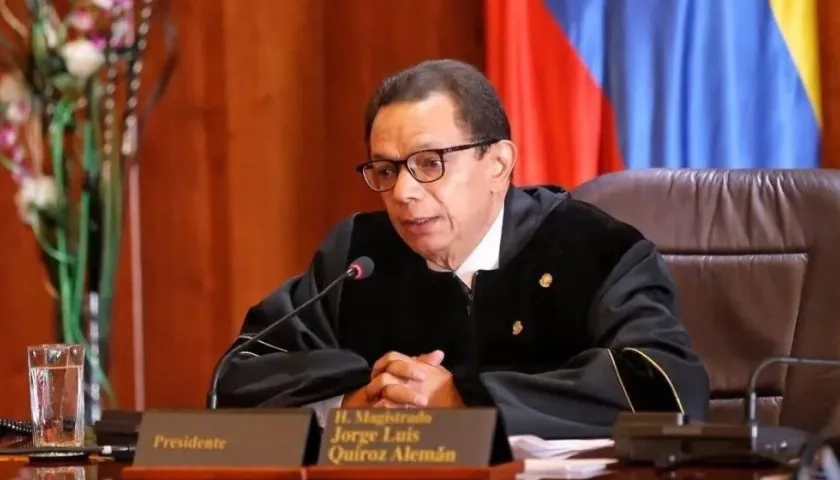 Jorge Luis Quiroz Alemán, magistrado de la Corte Suprema de Justicia, fallecido este domingo.