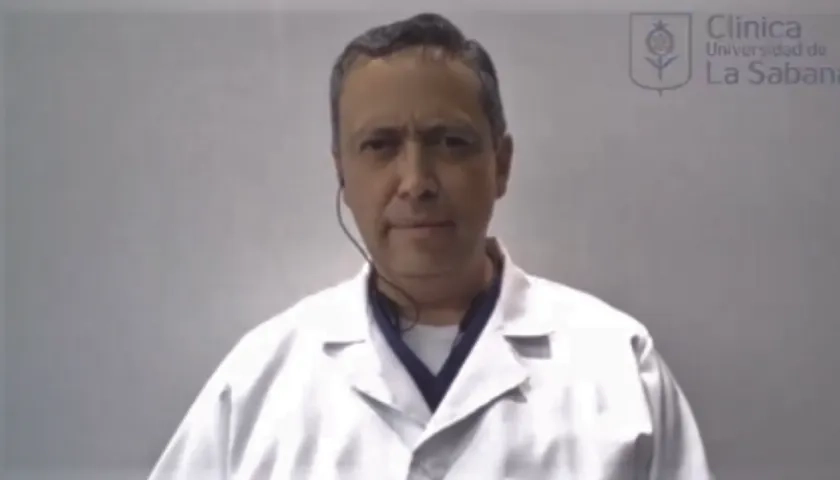 Médico Juan Guillermo Ortiz, director general de la Clínica Universidad de la Sabana.