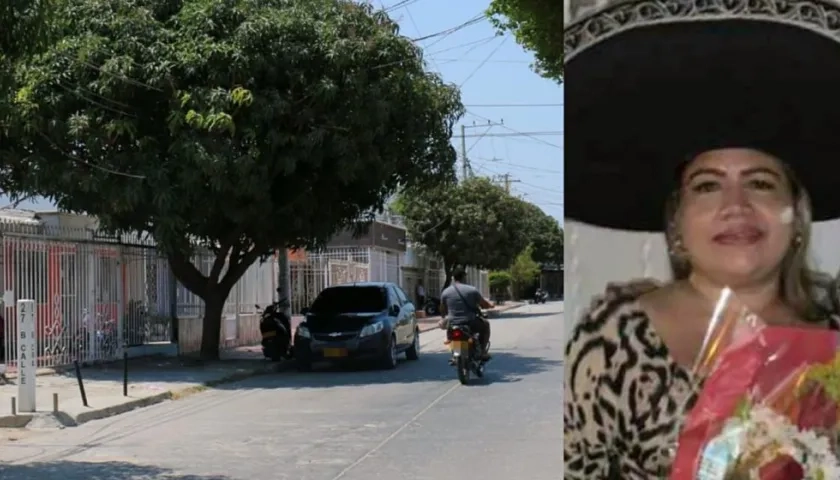 Yesenia Patricia Vanegas Peñaranda, foto derecha, la mujer asesinada en el barrio Las Nieves.
