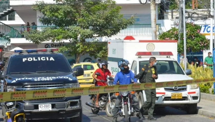 Homicidio en el centro de Santa Marta