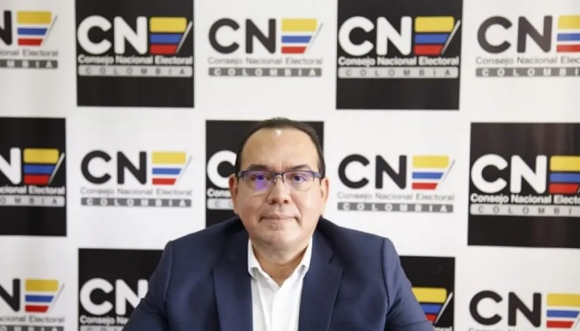 César Abreo, presidente del CNE.