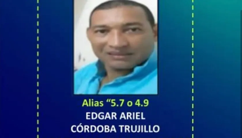 Edgar Ariel Córdoba Trujillo, alias “5.7 o 4.9”
