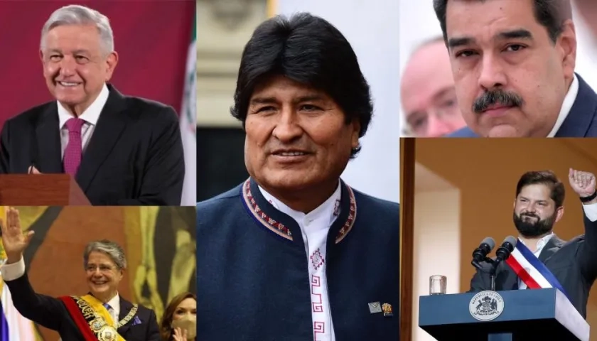Presidentes latinos.