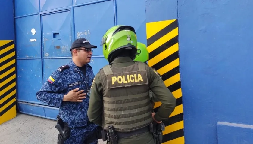 El personal de guardianes de la Cárcel Nacional Modelo de Barranquilla