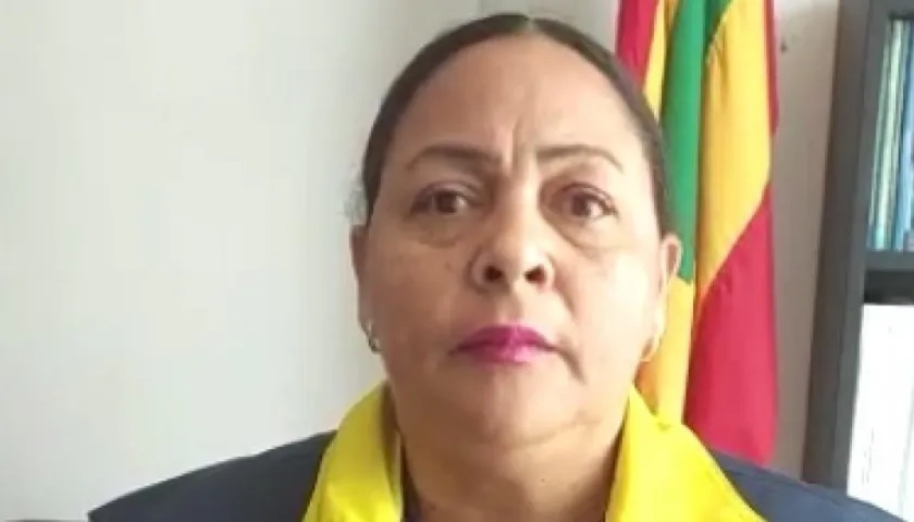 Ana Saltarín, Jefe de la Oficina de Gestión del Riesgo.