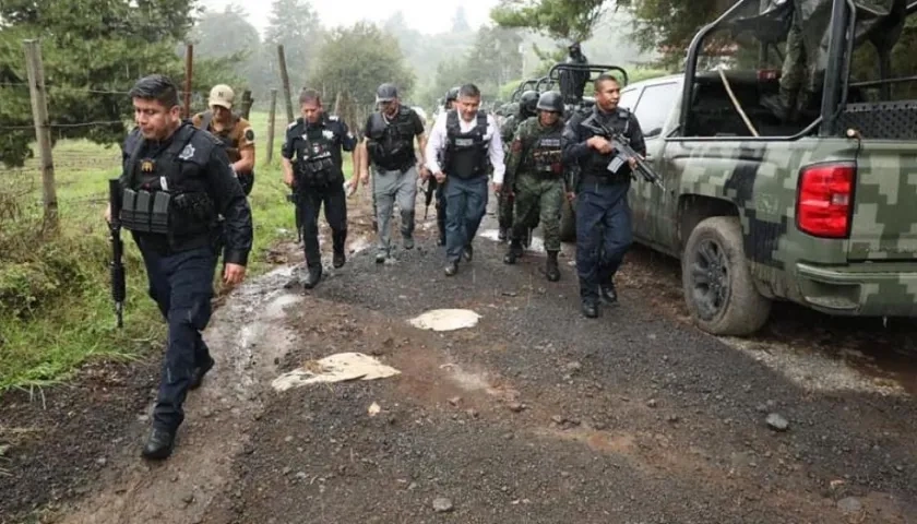 El operativo conjunto contra el cartel Pueblos Unidos en Michoacán.