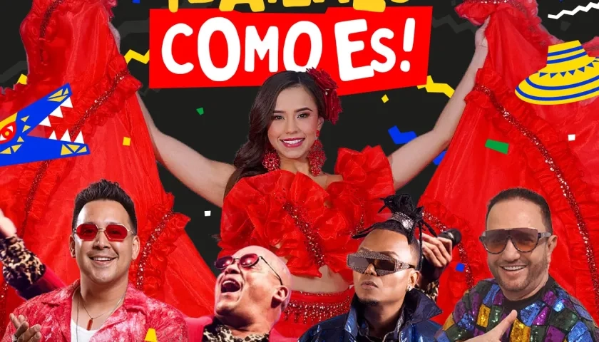 Afiche promocional de la canción ‘Báilalo como es’.