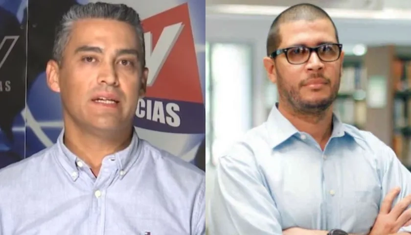 Gabriel Orozco y Luis Fernando Trejos, analistas e investigadores en temas de seguridad.