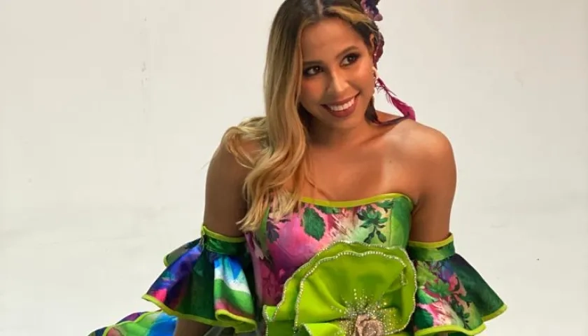 Vanessa Peñaranda, reina de la revista La Ola Caribe. 