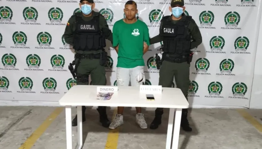 Jorman Mauricio Cáceres, capturado