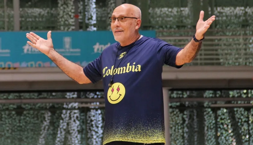 Guillermo Moreno, entrenador de la Selección Colombia de baloncesto.