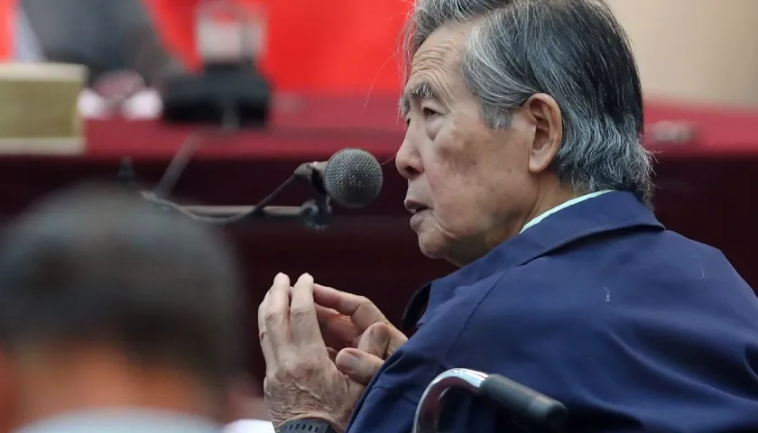 Alberto Fujimori fue presidente de Perú de 1990 al 2000.