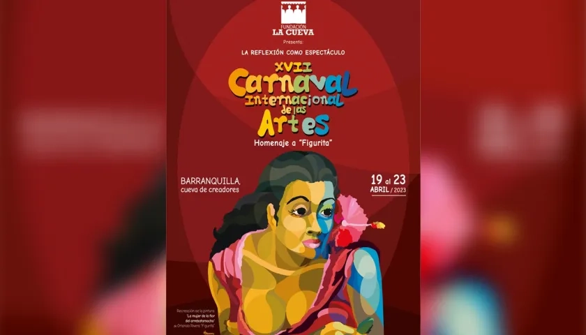 Afiche promocional del Carnaval Internacional de las Artes 2023.