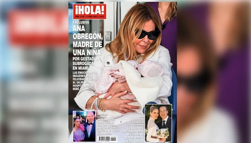 Portada de la Revista Hola en la que aparece la actriz y empresaria Ana Obregón, de 68 años