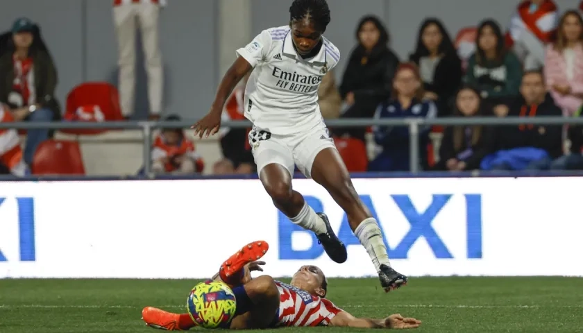 Linda Caicedo juega actualmente en el Real Madrid.