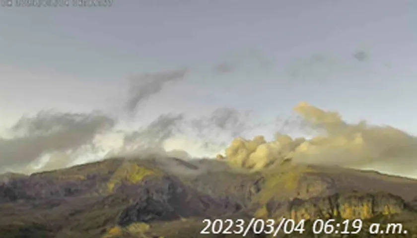 Volcán Nevado del Ruiz.