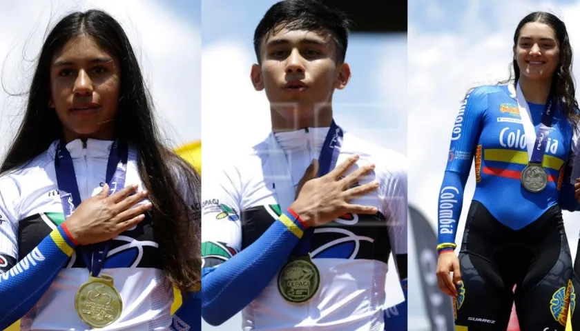 Colombia cerró su participación en el Panamericano de Ciclismo de Ruta con medallas de oro, plata y bronce