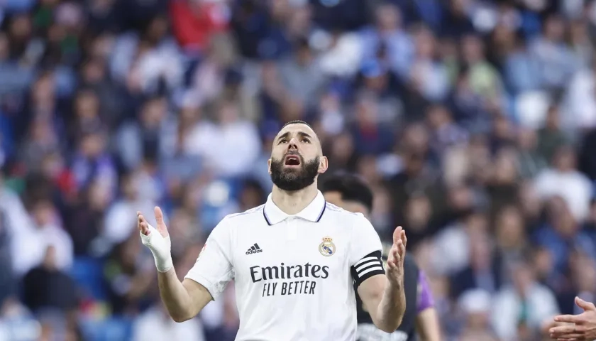 El delantero del Real Madrid, Karim Benzema