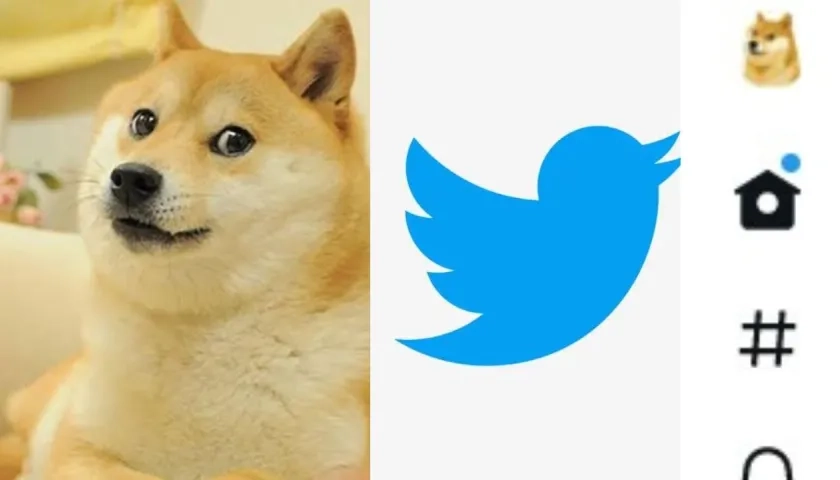 El perrito de Dogecoin que representa ahora a Twitter