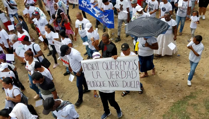 Marcha en Unguía, Chocó