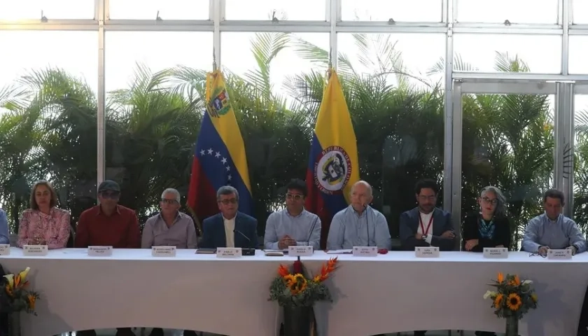 Ronda de negociación del Gobierno con el ELN en Caracas.